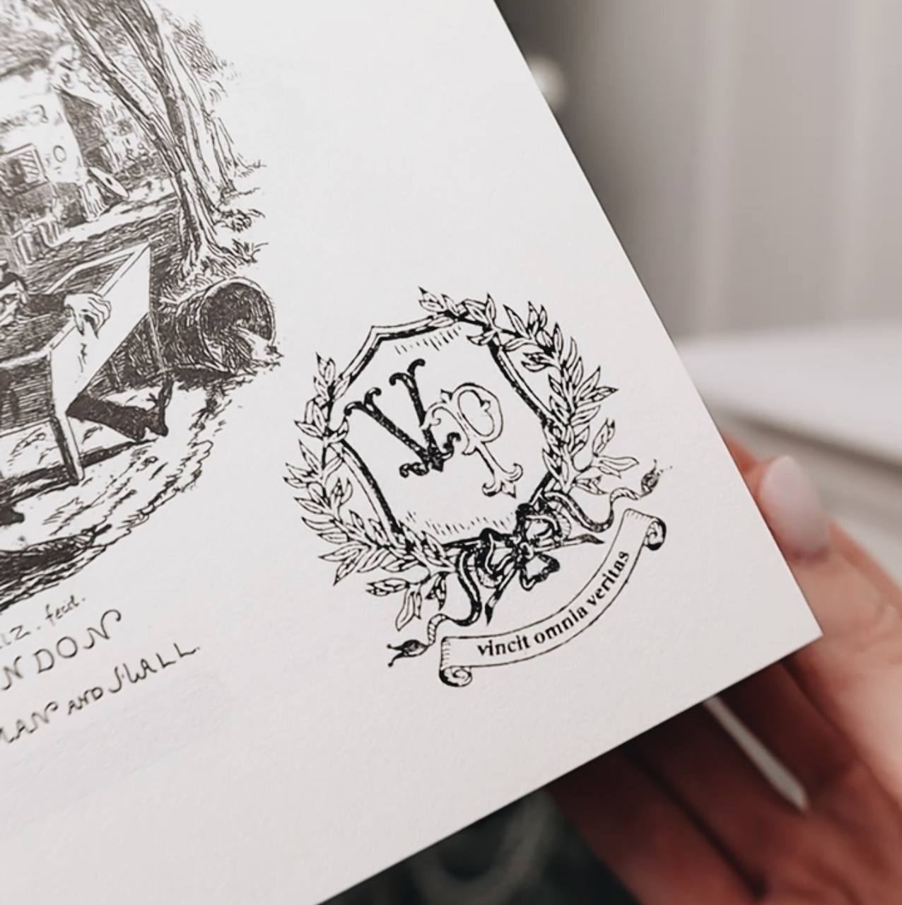 Екслібрис, створений за ексклюзивним малюнком з урахуванням ваших побажань